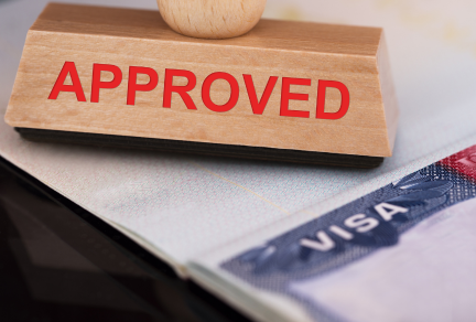 Visa approved